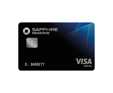 Chase Sapphire Reserve credit card.