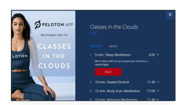 Peloton In Flight Class