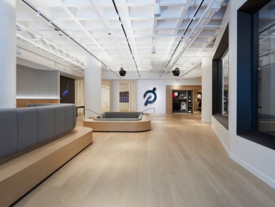 Peloton Studio lounge area