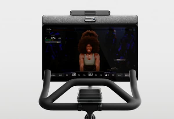 Bike plus with a large touchscreen display