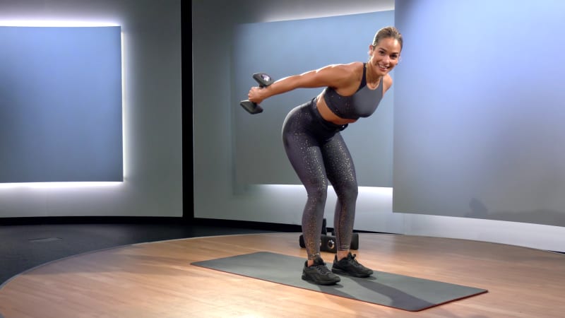 Simms Exercise 20 Min Upper Body Strength with 2.5-Minute AMRAP - Jess Sims