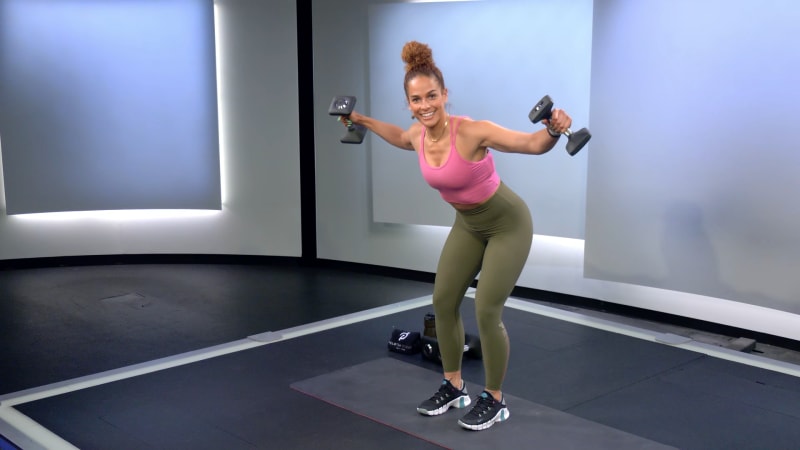 Simms Exercise 20 Min Upper Body Strength with 6-Minute AMRAP - Jess Sims