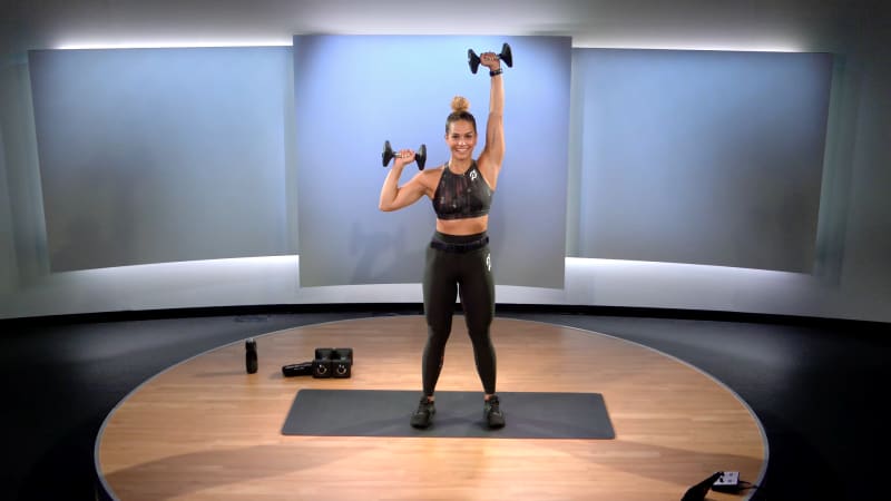 Simms Exercise 20 Min Arms & Shoulders Strength with 5-Minute AMRAP - Jess Sims