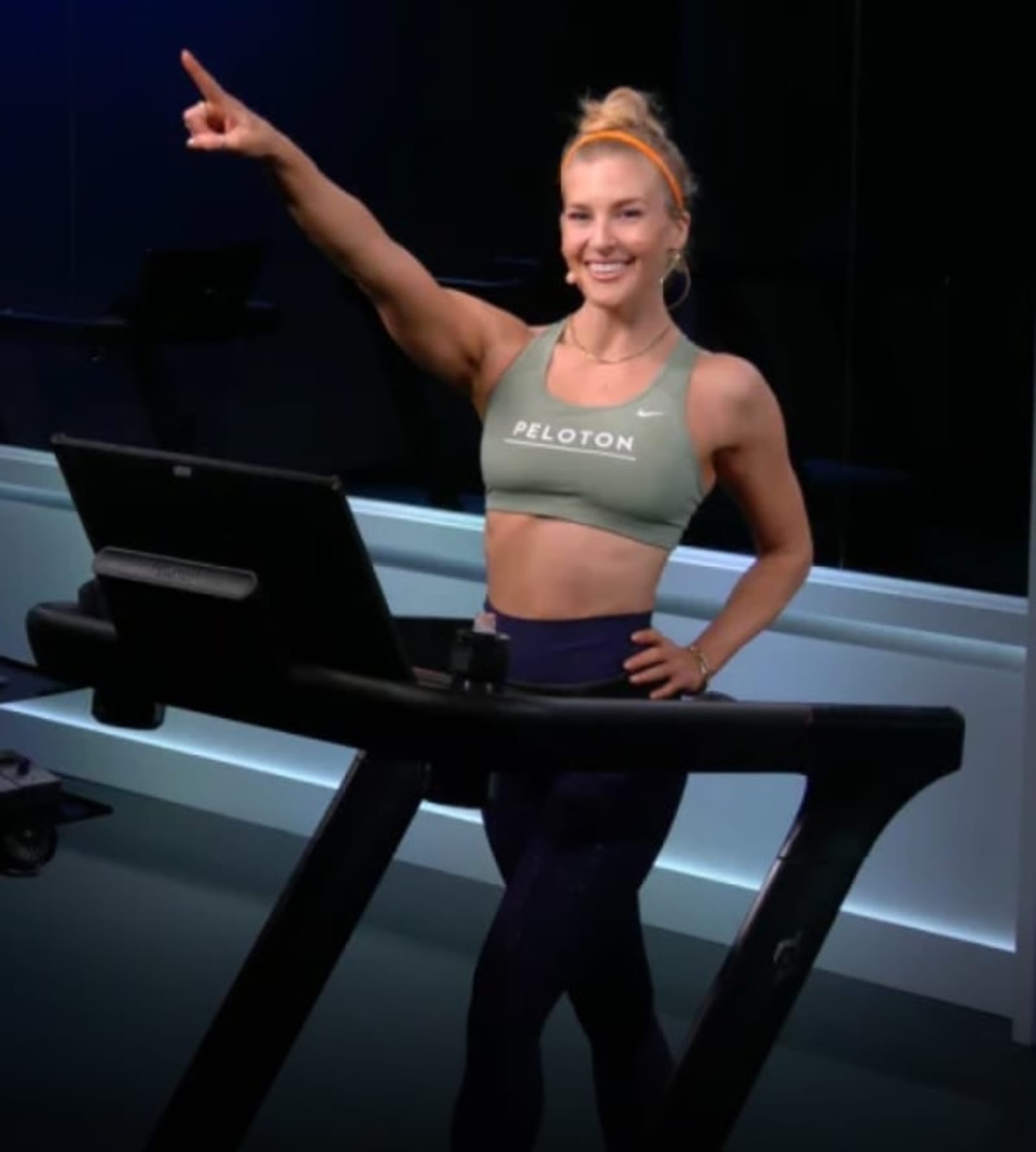 Peloton instructor running