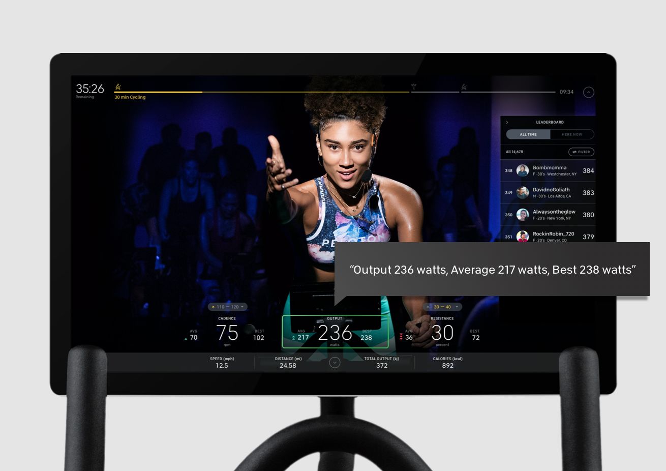 TalkBack screen reader on bike