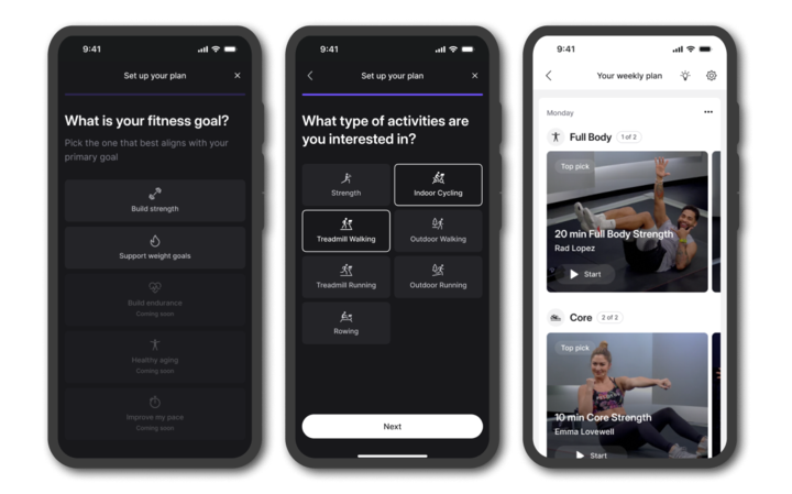 Peloton app workout plan 2025