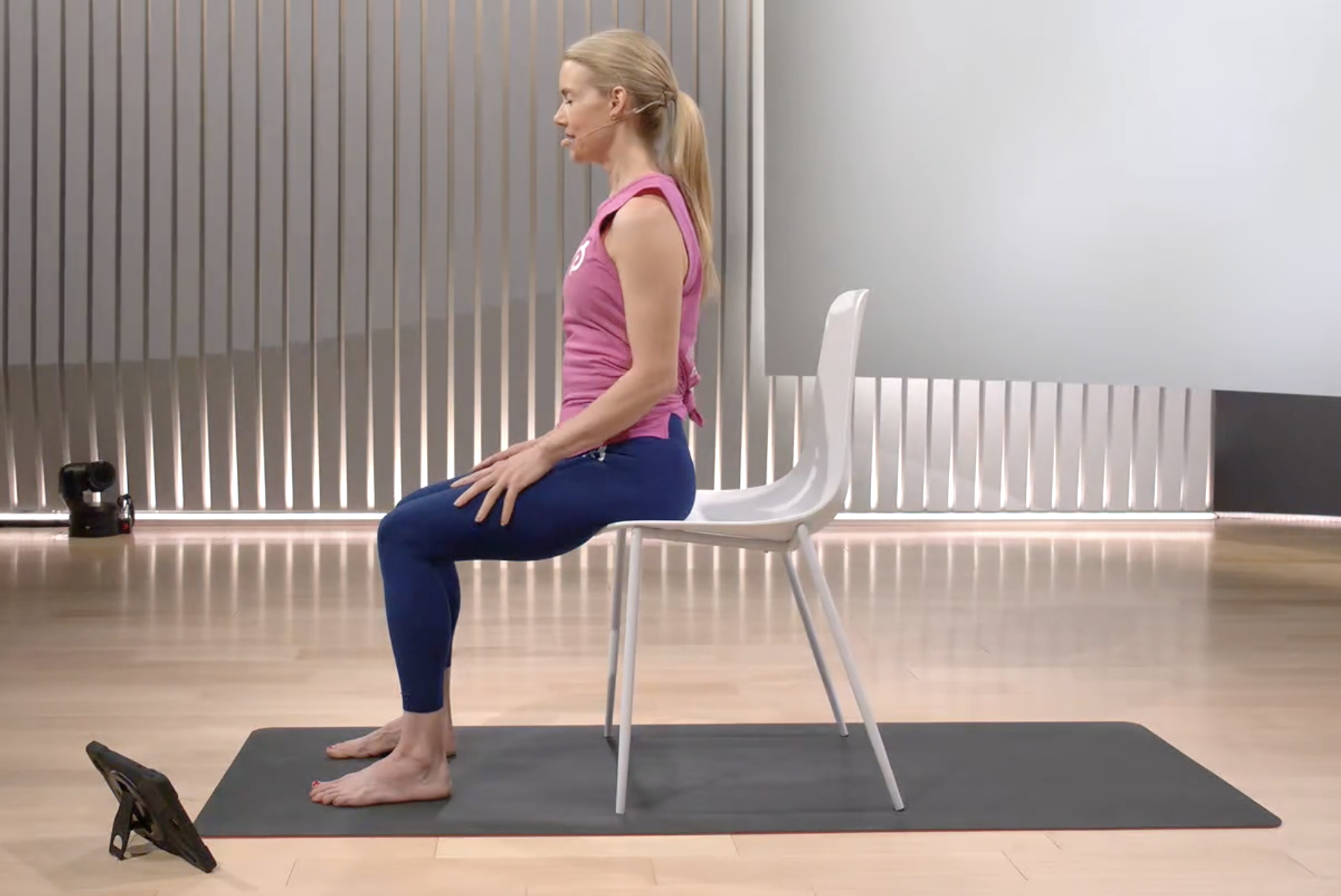 PHOTOS: Chair Yoga