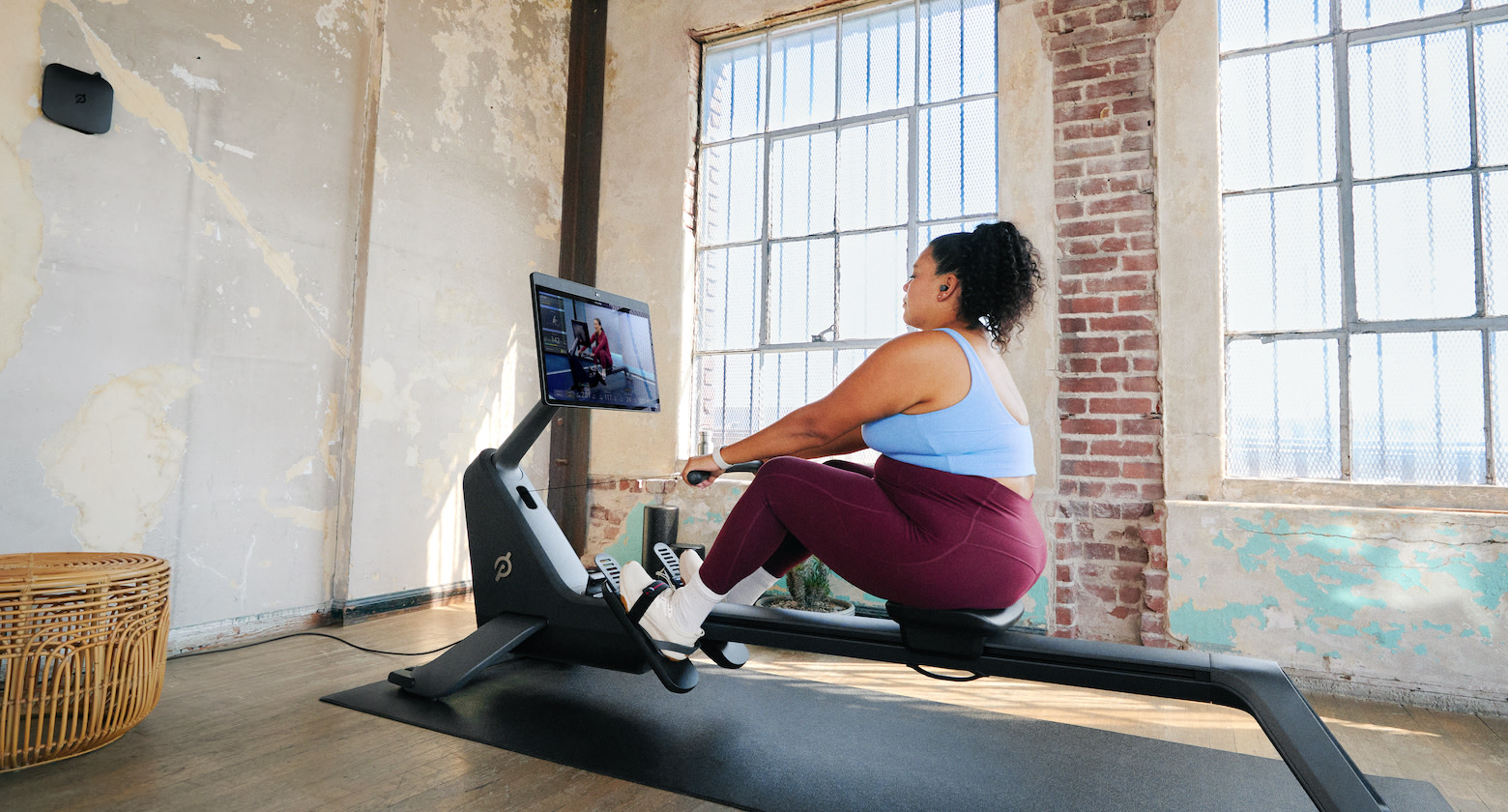Woman on Peloton Row