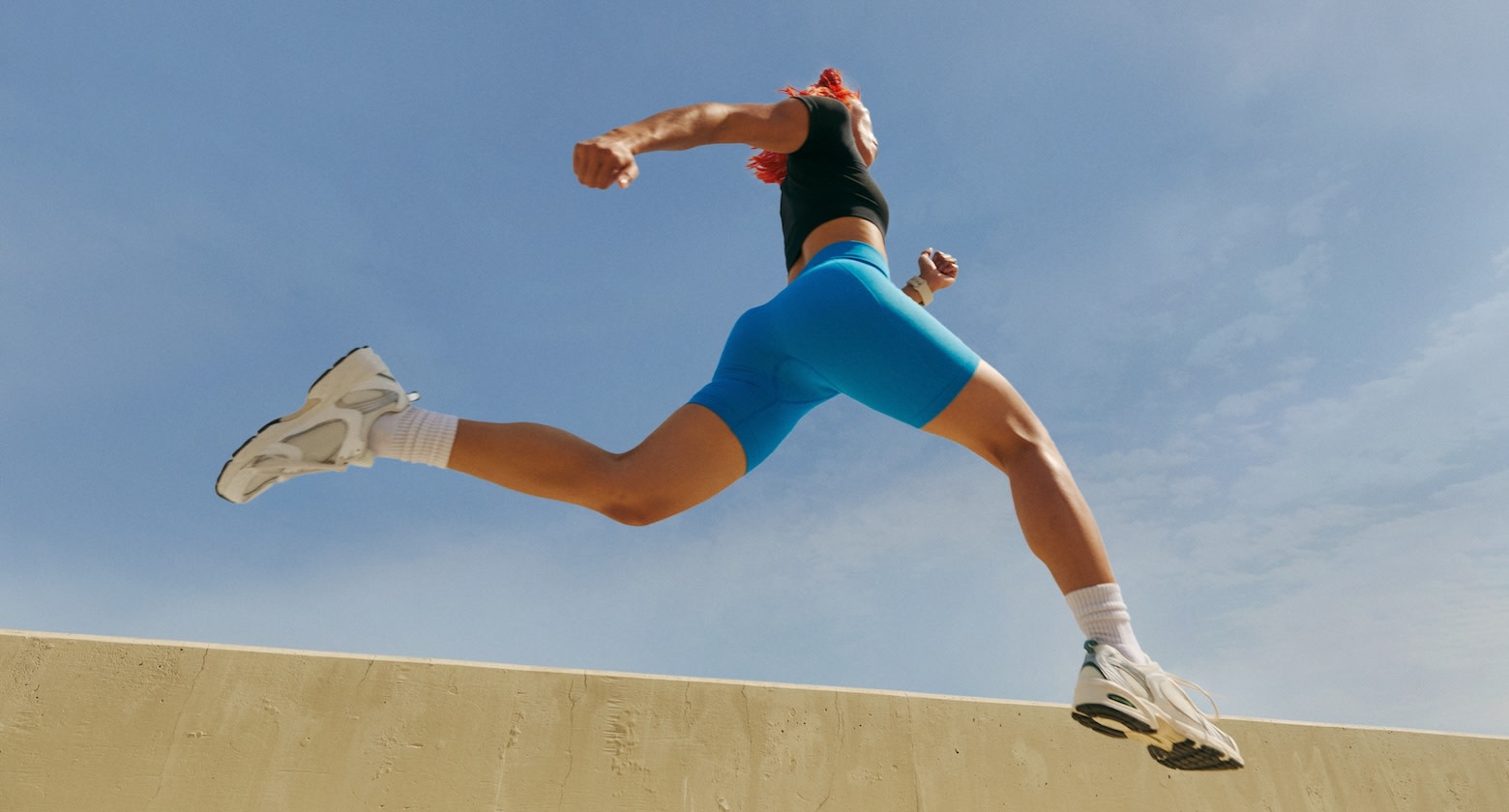 woman running