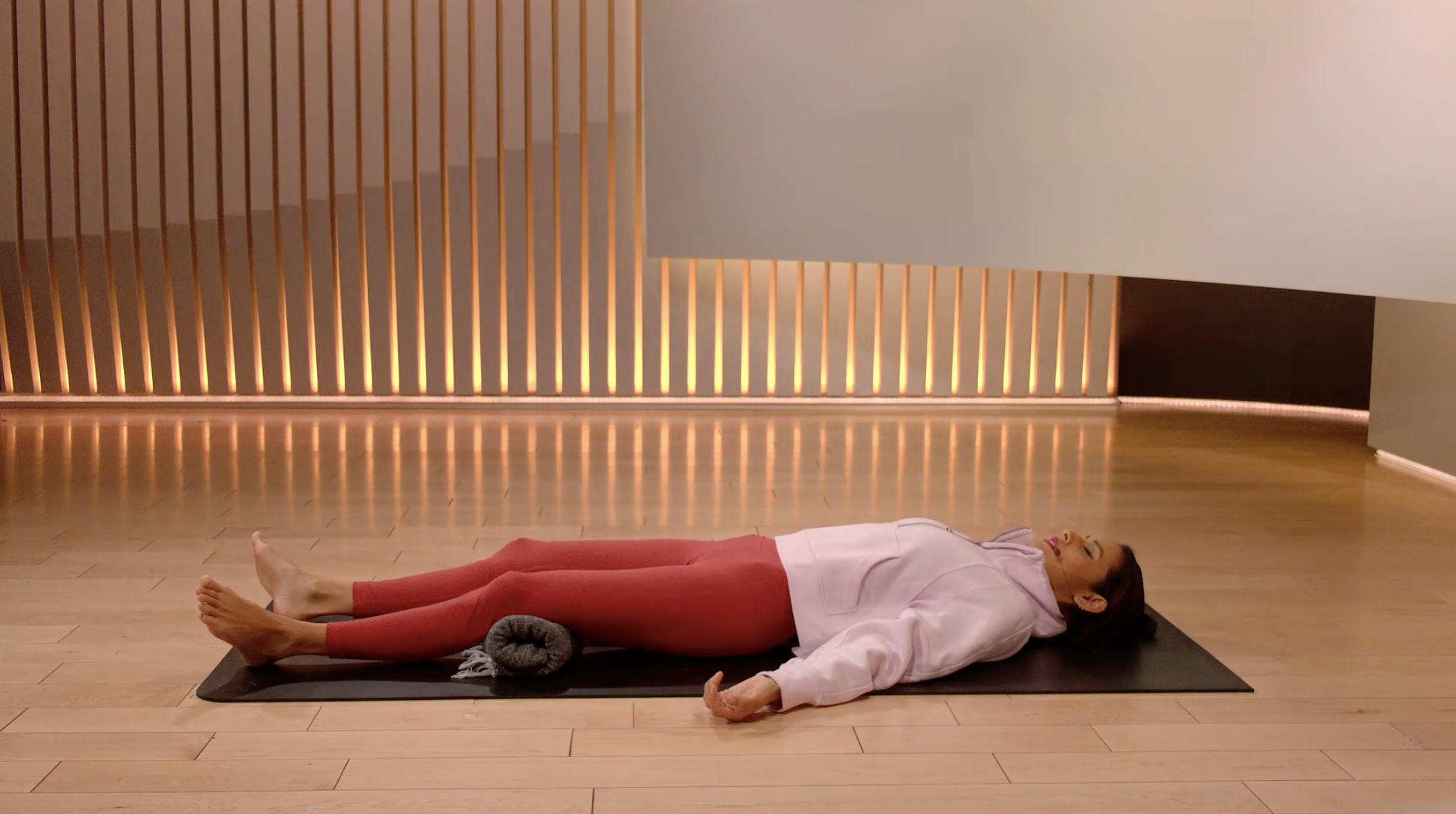 Aditi Shah in Savasana Pose (Corpse Pose)