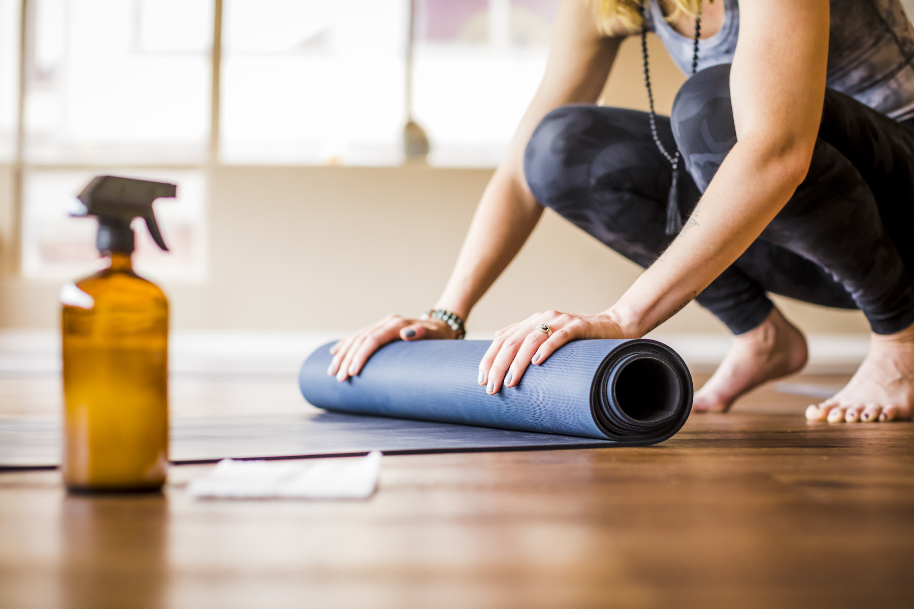 How to Clean a Yoga Mat (Because You May Not Do It Enough)