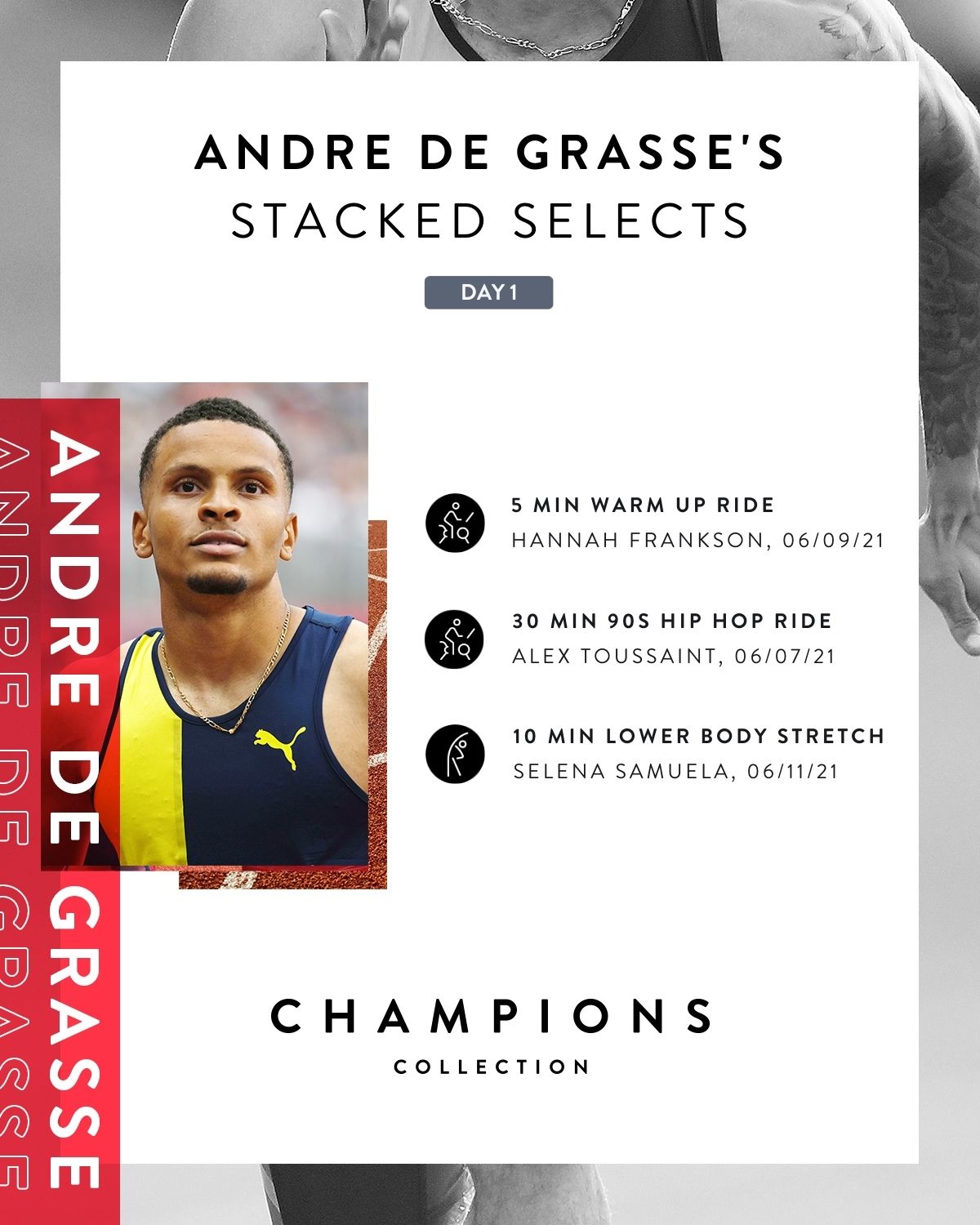 img-4-Finding Our Fast With Champion Sprinter and Peloton Member Andre De Grasse