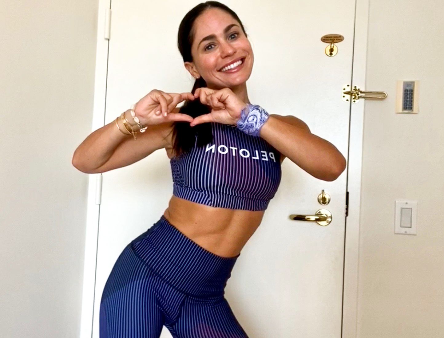 Peloton - Get inspired for your spring workouts with the new Brooklyn Bra  and Olivia Legging set from our newest collection. Rock this strong look  finished with a pop of color via