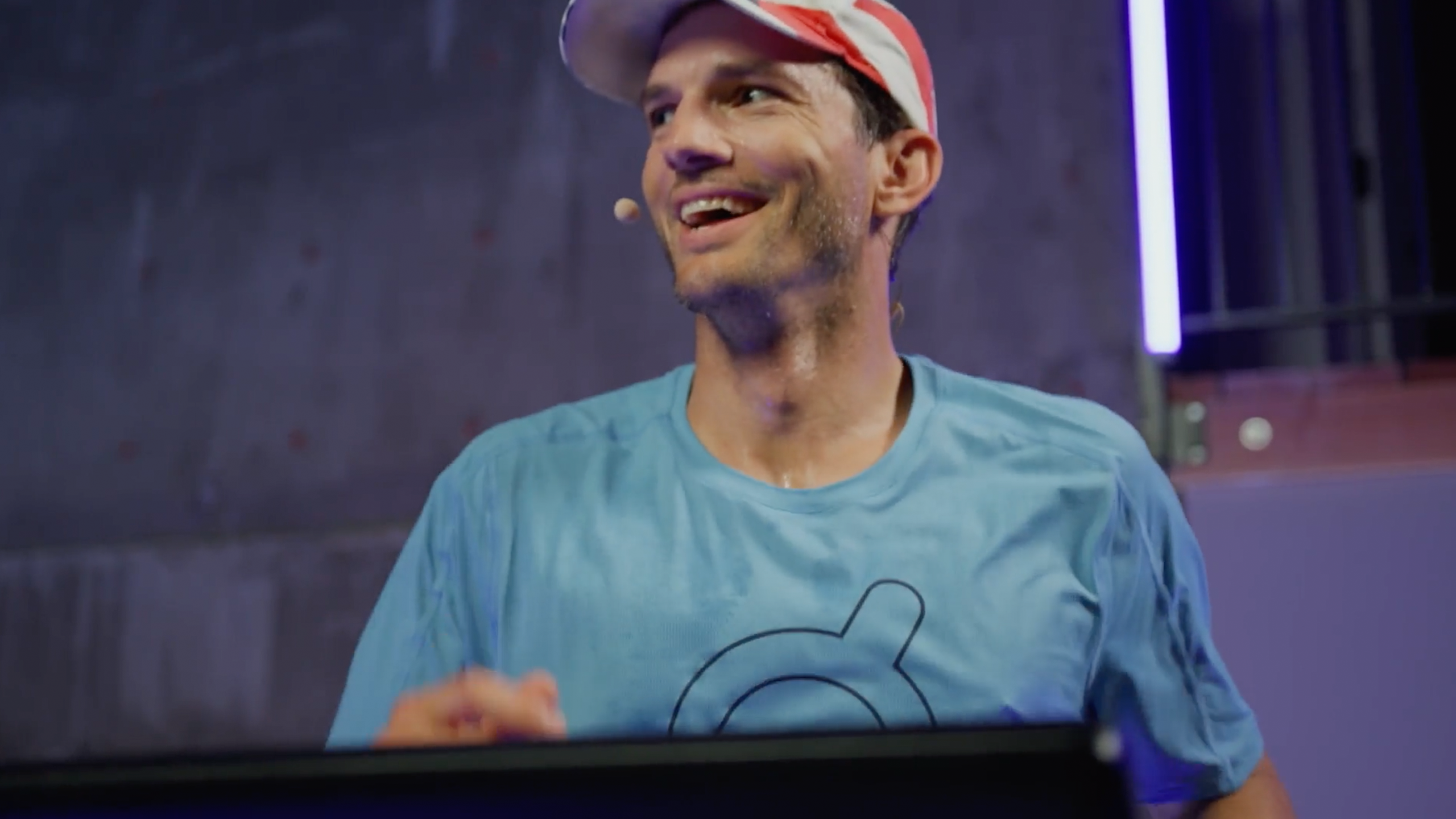 Peloton Partners With Ashton Kutcher to Train For the TCS NYC Marathon