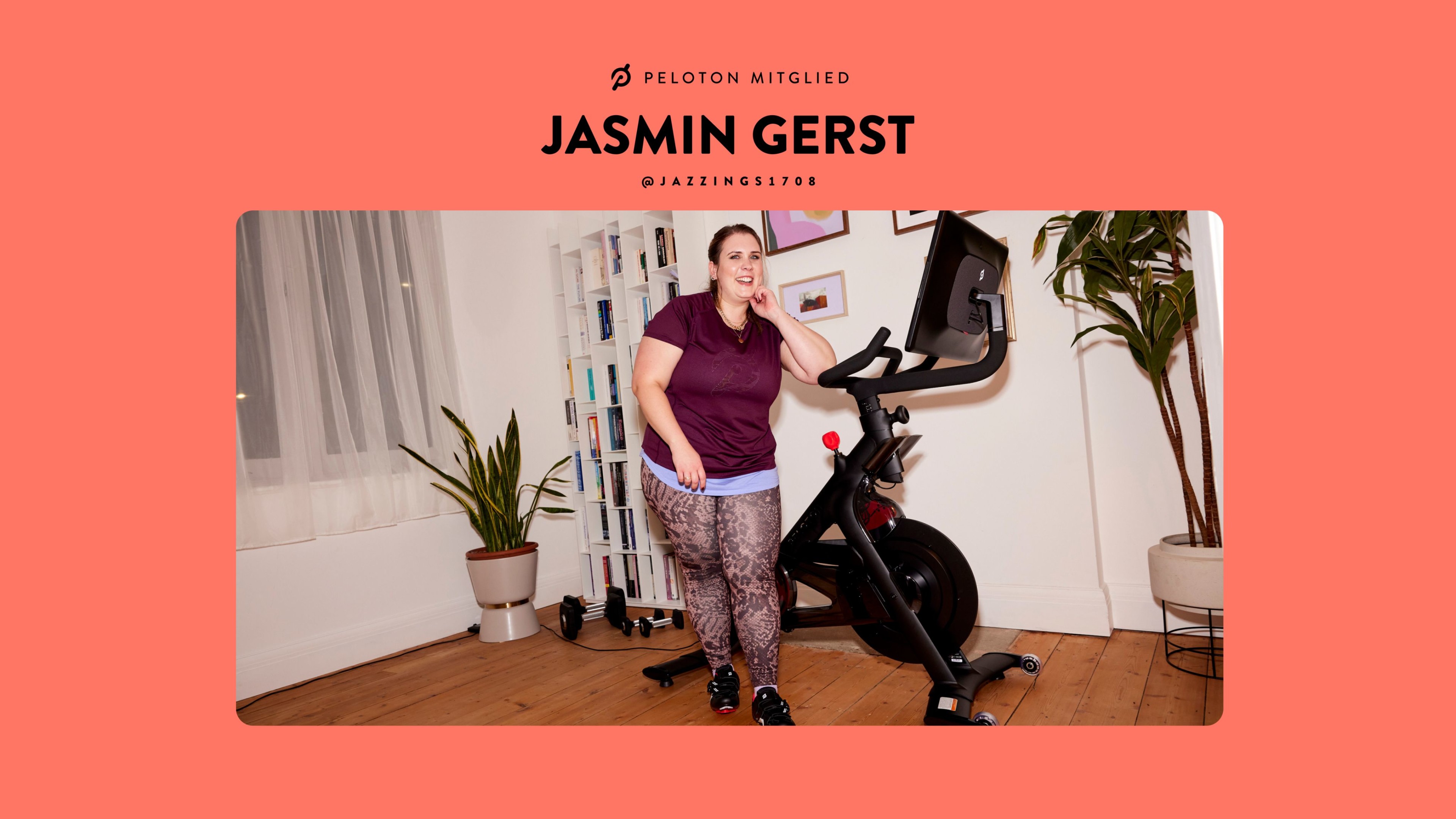 Triff unser Peloton Mitglied Jasmin