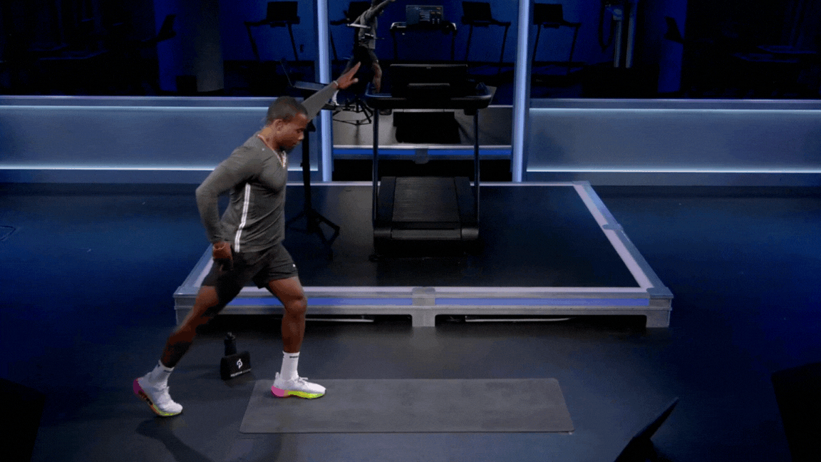 Leg Swings GIF Alex Toussaint