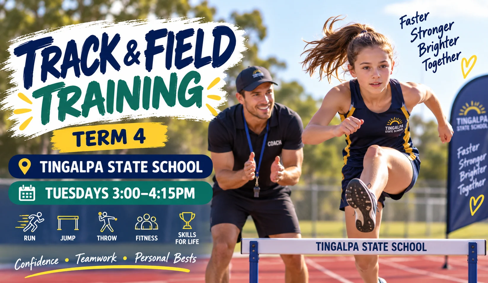 Tingalpa Track and field training