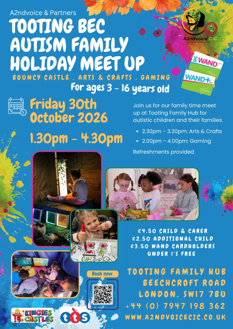 Tooting Bec Autism Family Meet Up: 3 - 16 years old