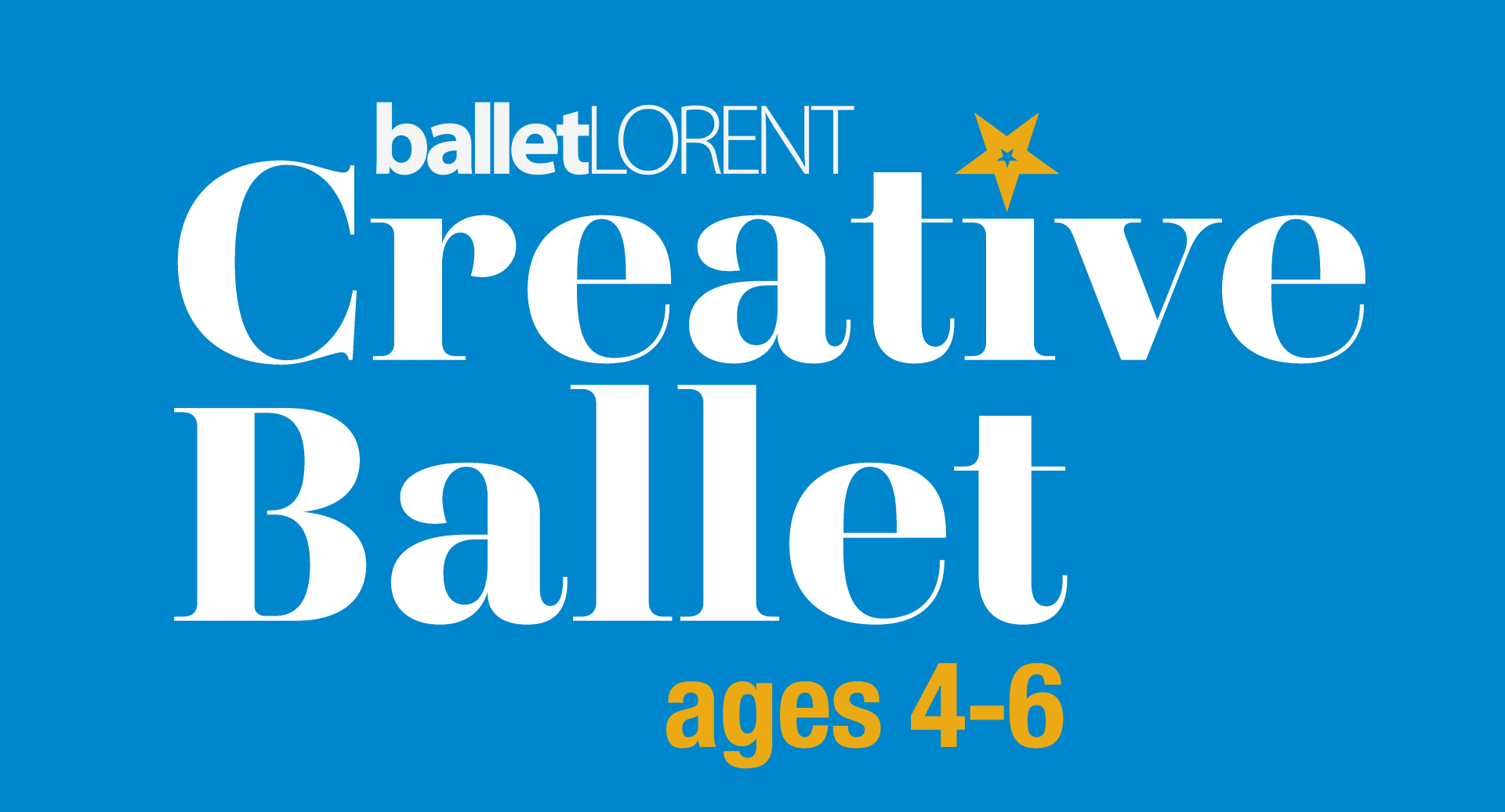 Creative Ballet 4-6yrs