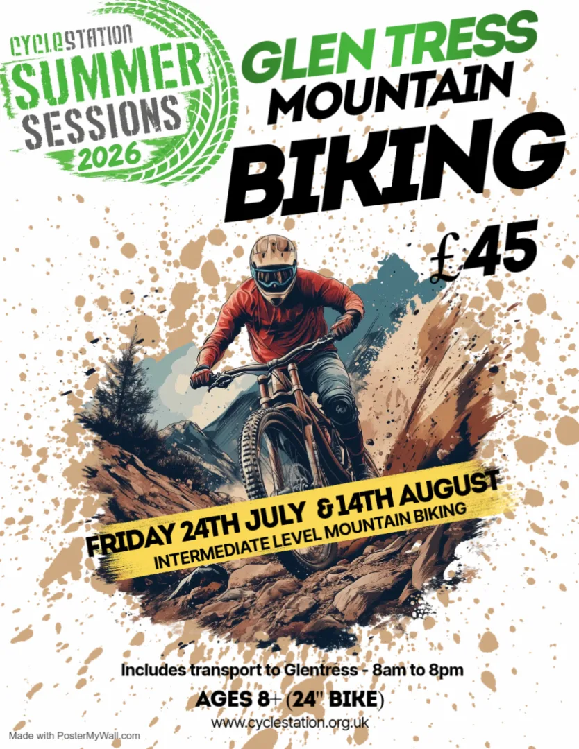 Glen Tress Mountain Biking (Full Day)