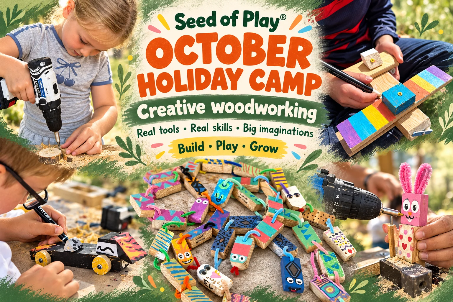 Seed of Play® October Holiday Camp — Build • Play • Grow