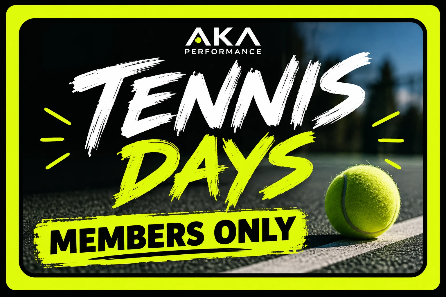 Tennis Camp - MEMBERS ONLY