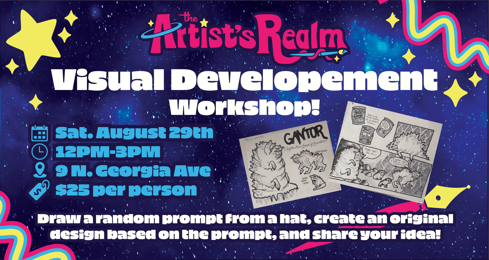 VisDev All Ages Creative Workshop with Kait Merryman
