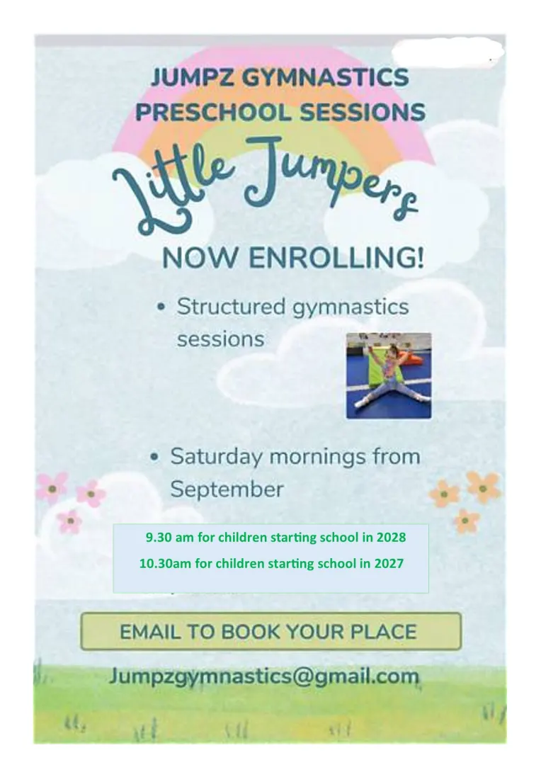 Big Jumpers preschool session 10.30am-11.30am