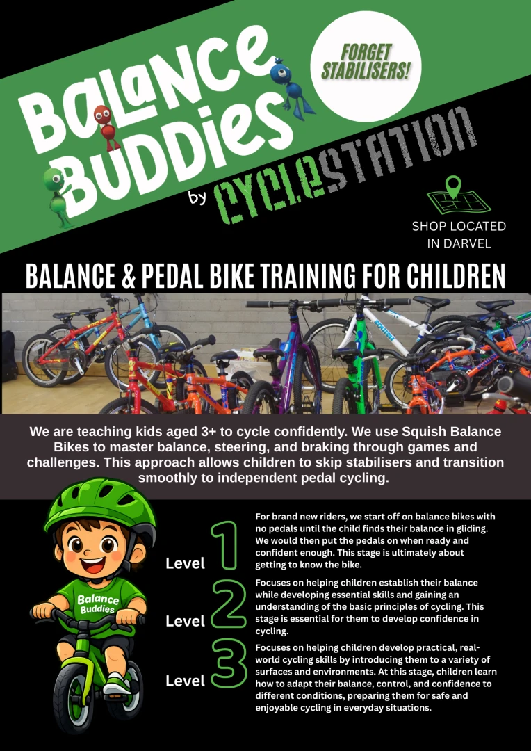 9AM Balance Buddies Learn to Ride LEVEL 1/2