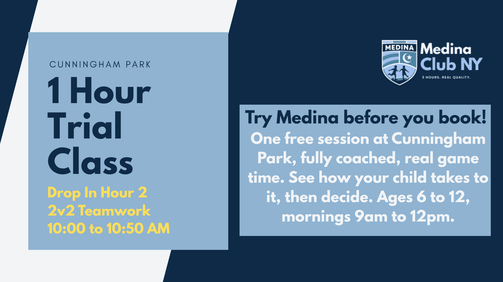 Drop In Hour 2 · 2v2 Teamwork · 10:00 to 10:50 AM