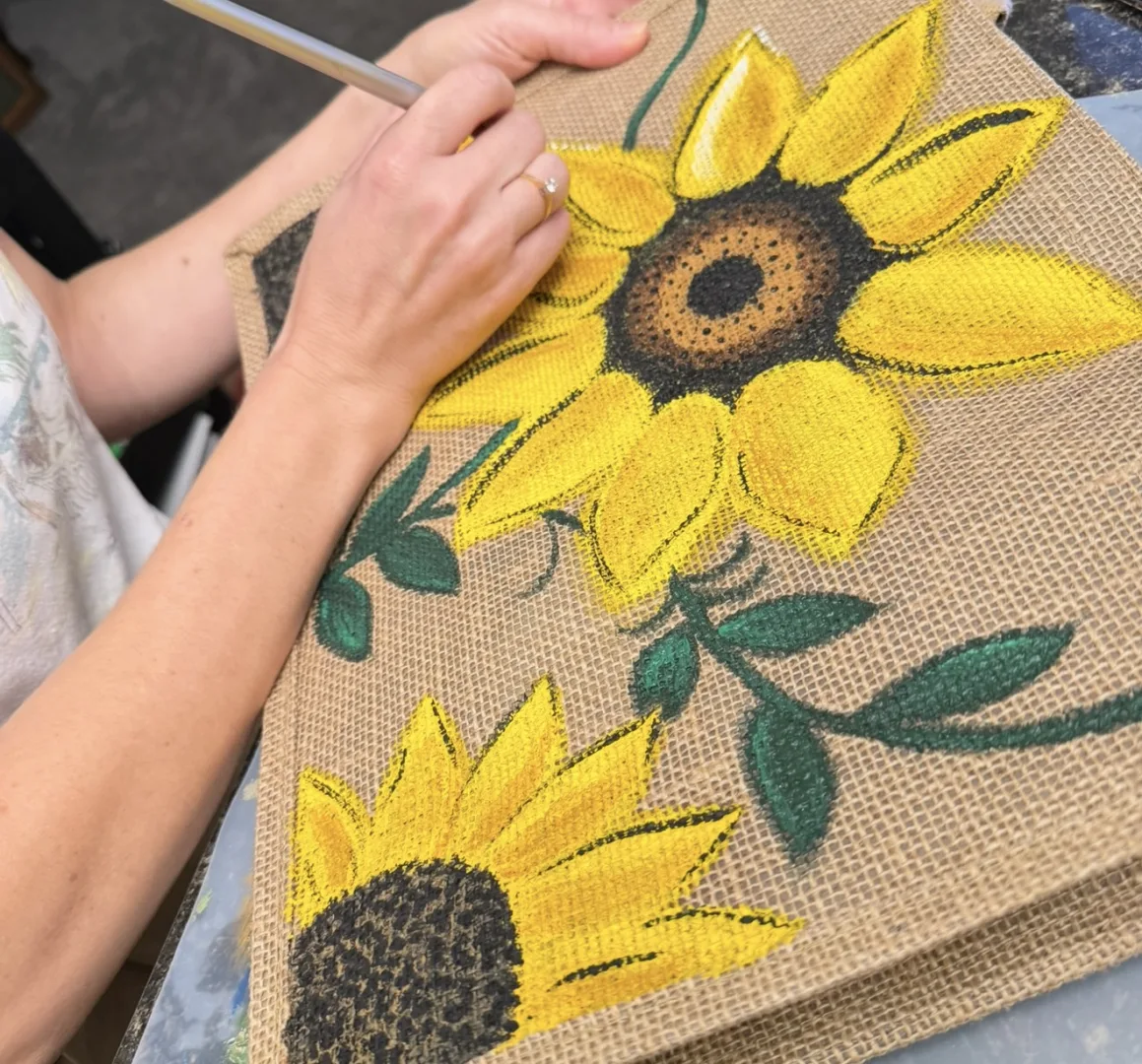 Sunflower Tote Bag: Adult Paint Night