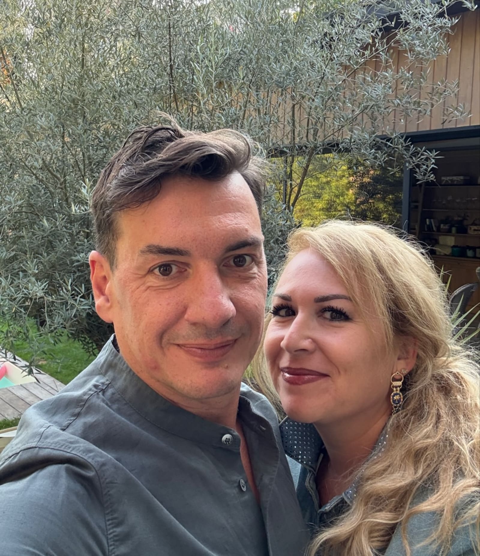 Maria Luisa Macellaro La Franca et Sylvain Eche, hôtes des Pénates Bordelaises.