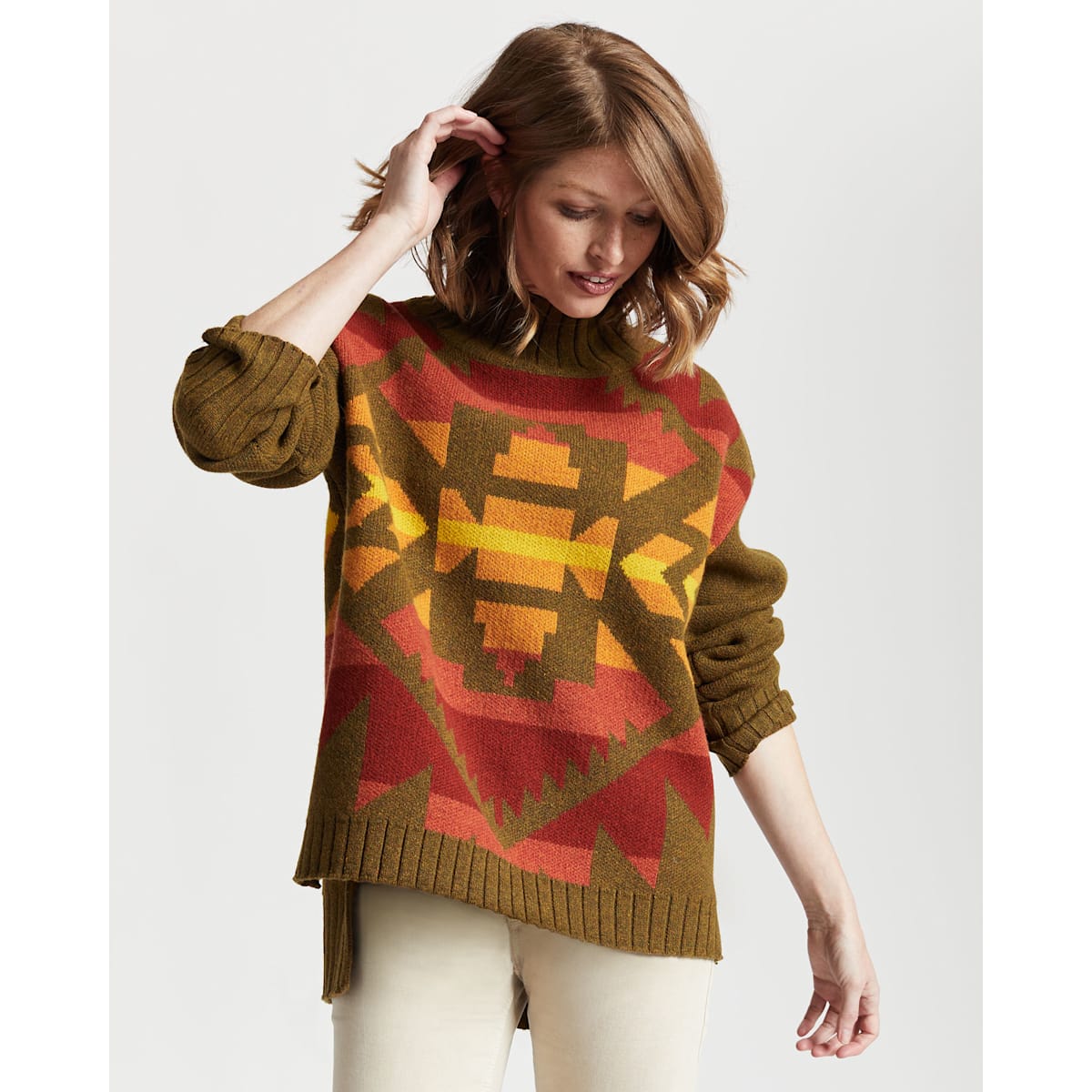 Graphic sweater womens clearance