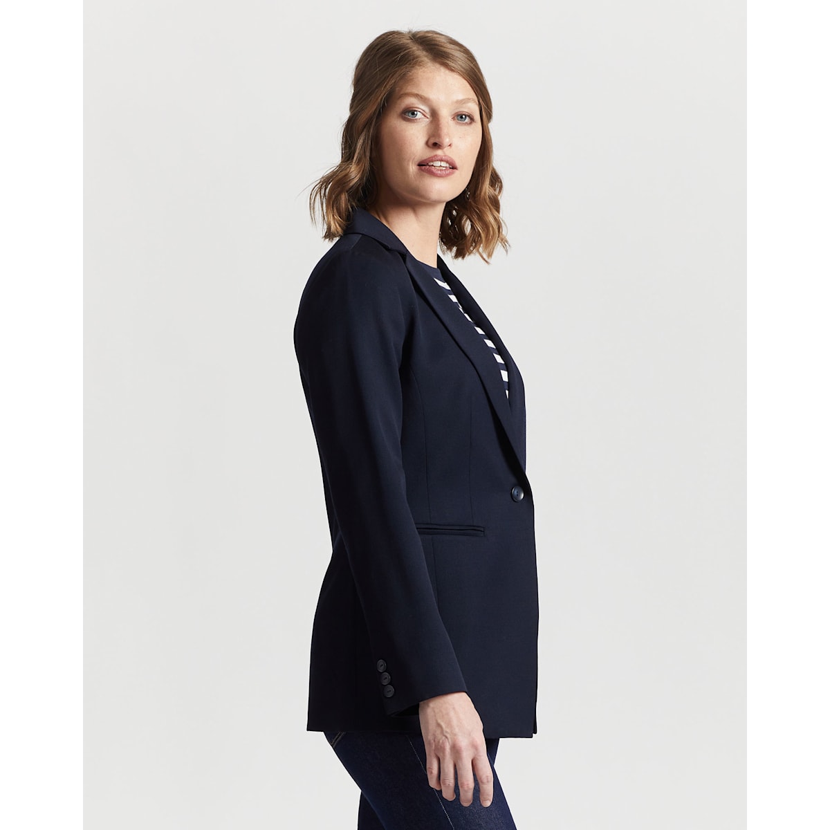 Pendleton Womens Plus Size Seasonless One Button Jacket