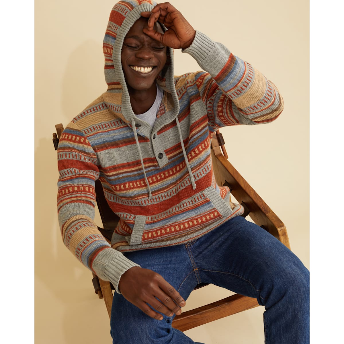 Men's Medallion Cotton Hoodie | Pendleton