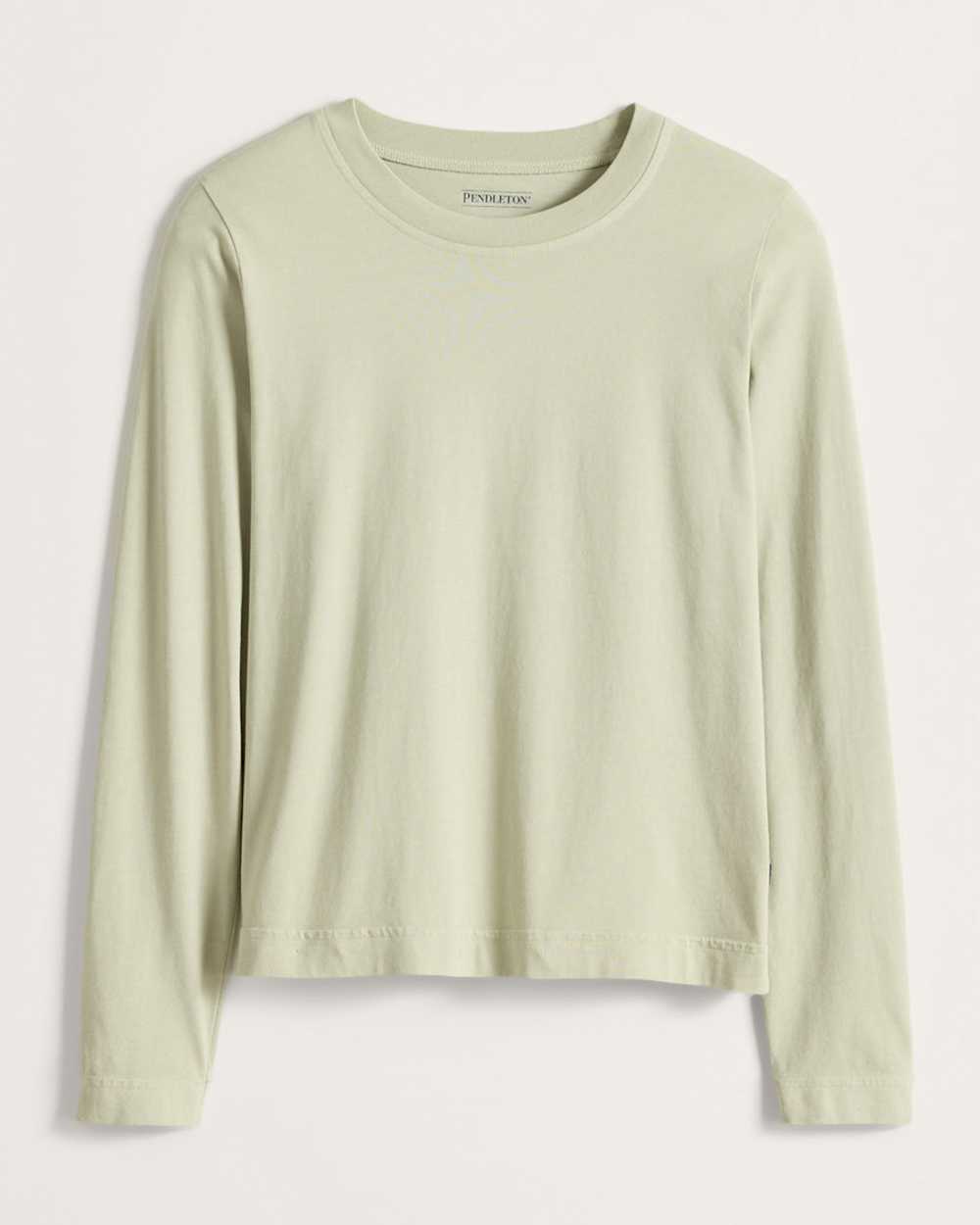 WOMEN'S LONG-SLEEVE DESCHUTES TEE IN MINERAL GREY image number 1