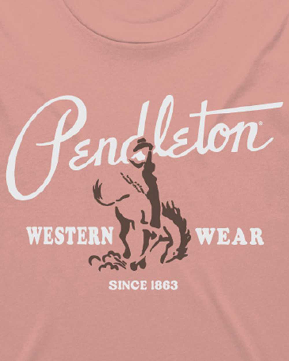 ALTERNATE VIEW OF WOMEN'S COWGIRL GRAPHIC TEE IN DUSTY ROSE image number 2