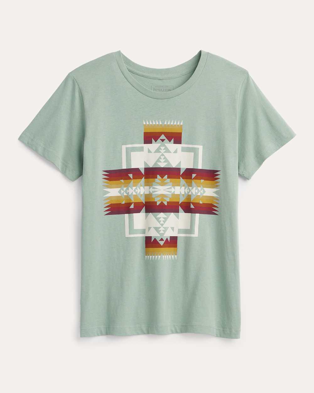 WOMEN'S GRAPHIC TEE IN SEAFOAM image number 1