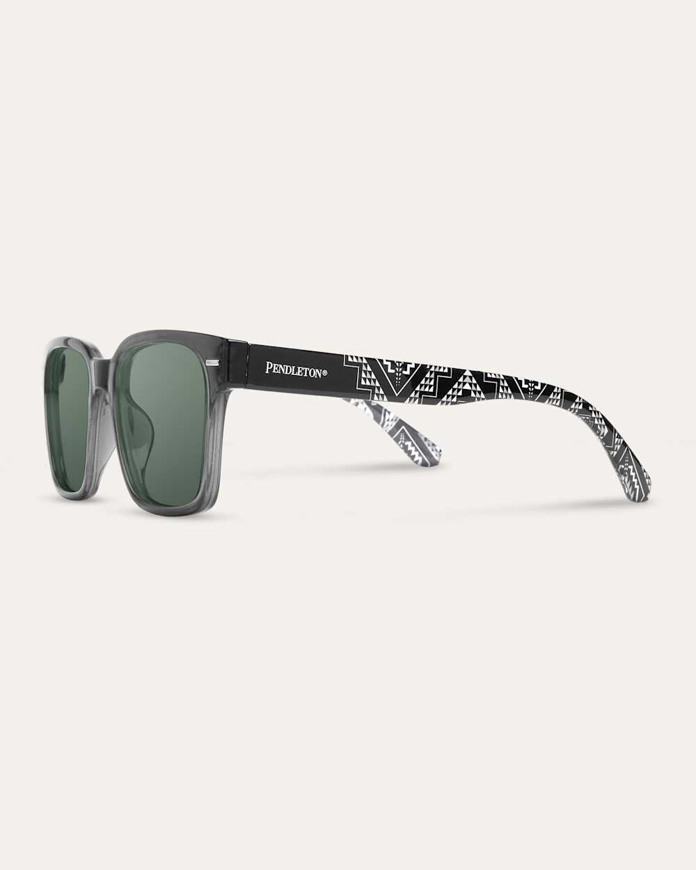 ALTERNATE VIEW OF SHWOOD X PENDLETON COBY POLARIZED SUNGLASSES IN GREY CRYSTAL/BLACK OXBOW image number 3