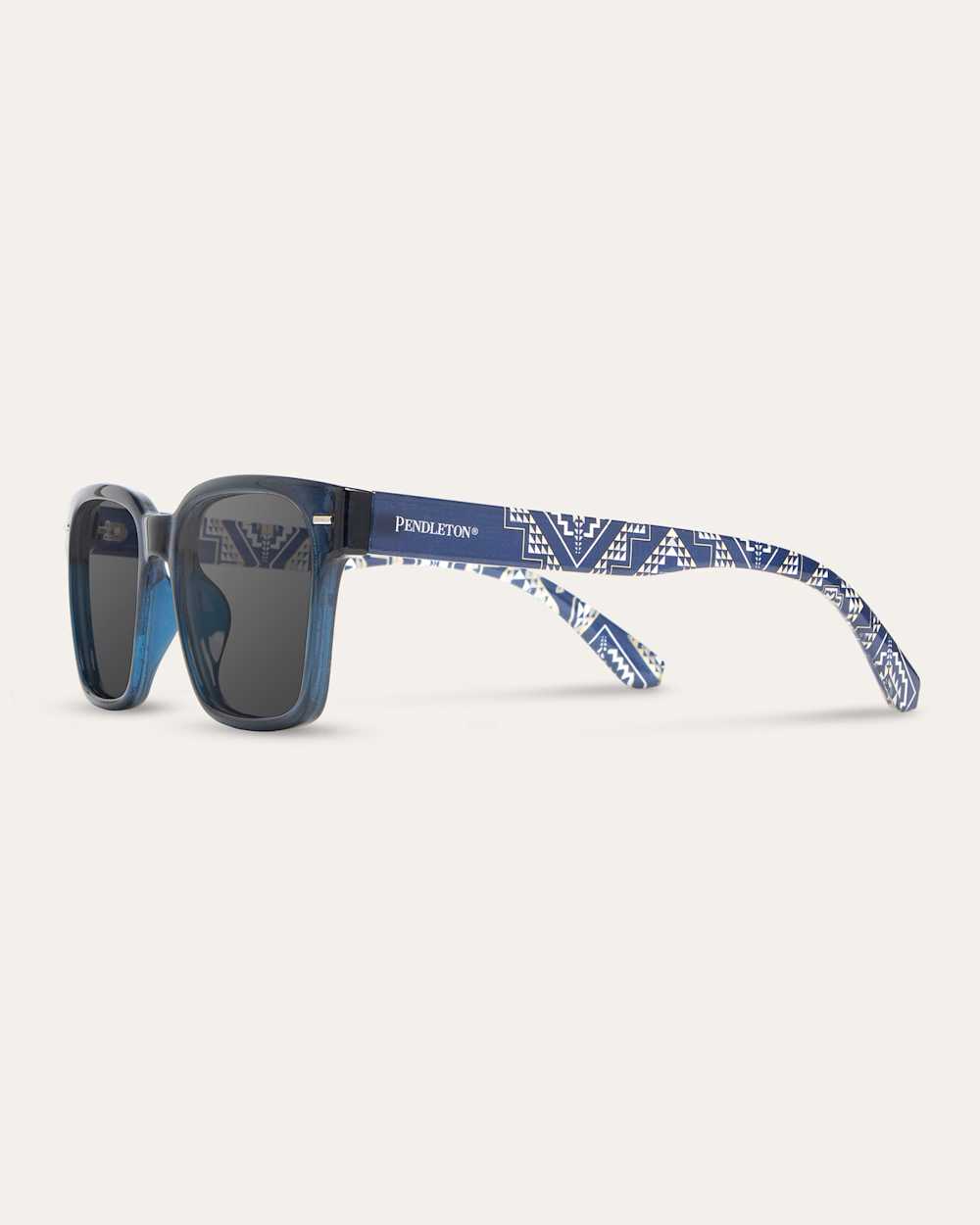 ALTERNATE VIEW OF SHWOOD X PENDLETON COBY POLARIZED SUNGLASSES IN NAVY CRYSTAL/OXBOW image number 3