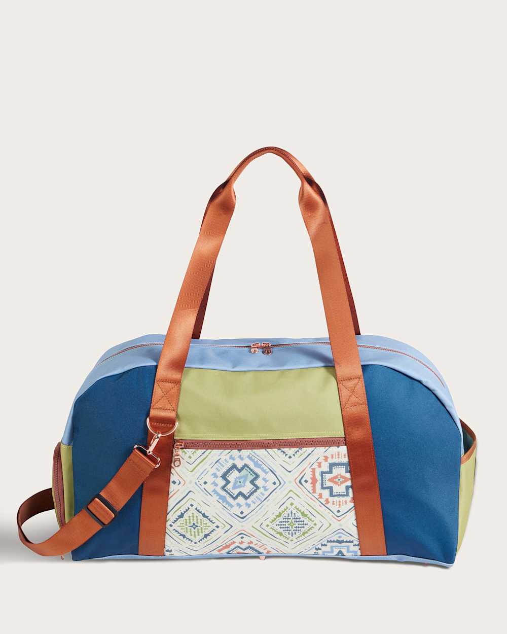 HARDING BEACH CANOPY CANVAS WEEKENDER IN BLUE MULTI image number 1