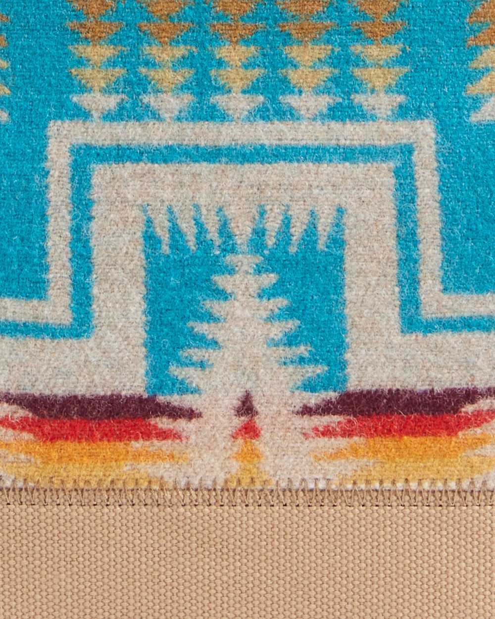 ALTERNATE VIEW OF HARDING CITY ZIP TOTE IN TURQUOISE image number 3