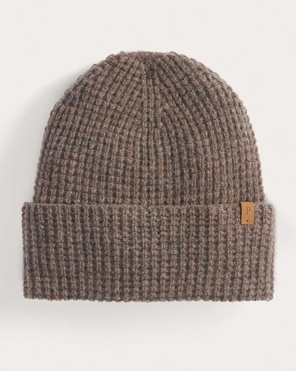 MERINO WOOL WATCH CAP IN UMBER image number 1