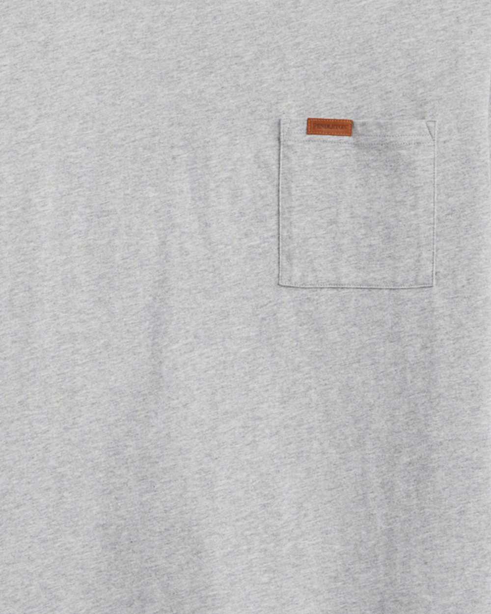 ALTERNATE VIEW OF MEN'S SHORT-SLEEVE DESCHUTES POCKET TEE IN HEATHER GREY image number 2