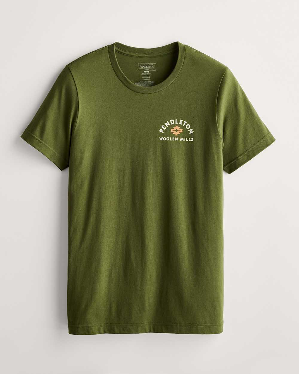 ALTERNATE VIEW OF MEN'S PENDLETON BISON GRAPHIC TEE IN MILITARY GREEN/MULTI image number 2