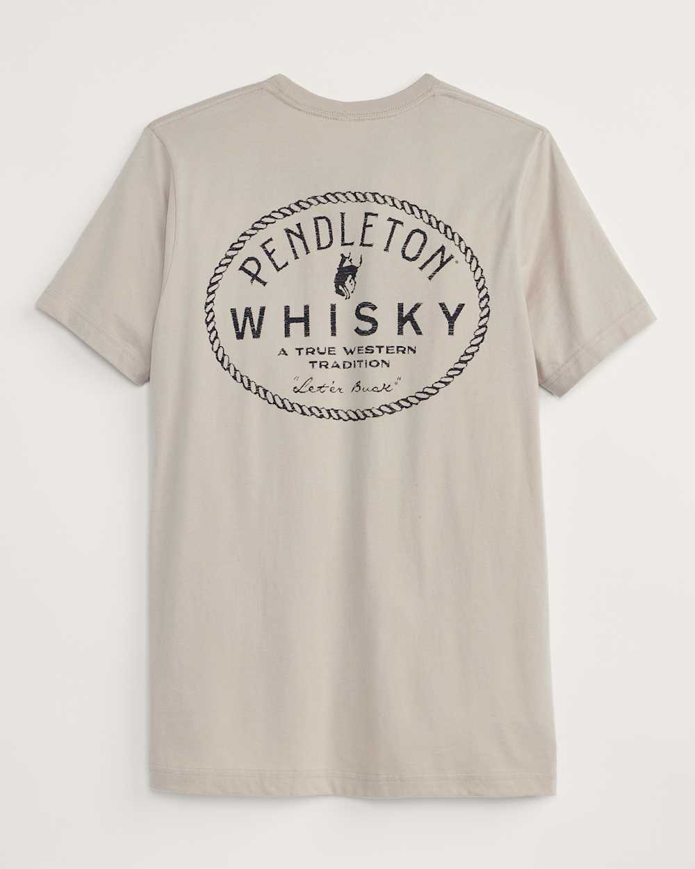 MEN'S PENDLETON WHISKY ROPE LOGO GRAPHIC TEE IN TAN/CHARCOAL image number 1