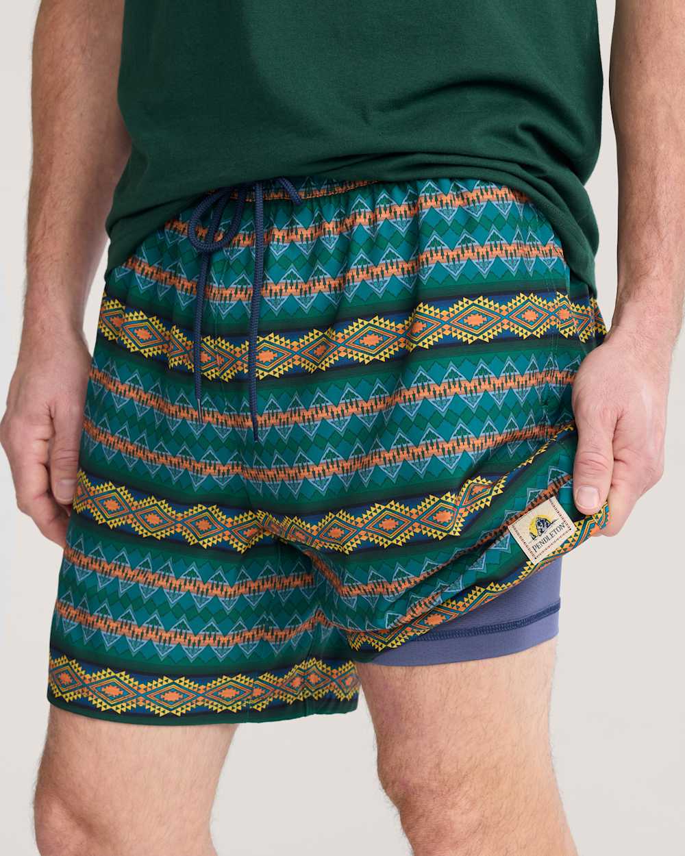 ALTERNATE VIEW OF WILDLAND HEROES SHORESIDE PACK-N-GO SWIM TRUNKS IN WILDLAND HEROES image number 5