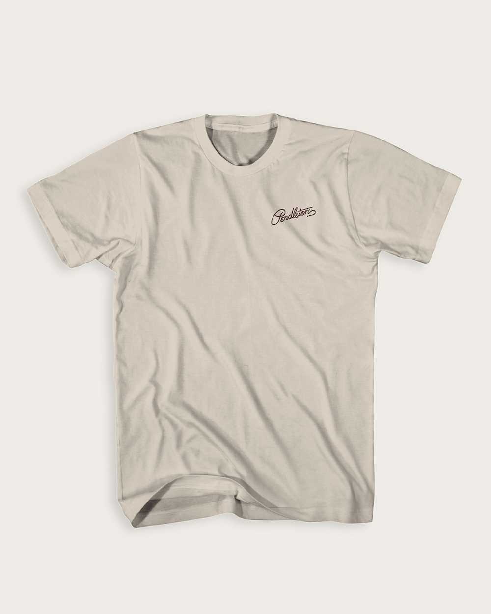 ALTERNATE VIEW OF MEN'S WESTERN RANCH RODEO GRAPHIC TEE IN DUST/BROWN image number 2