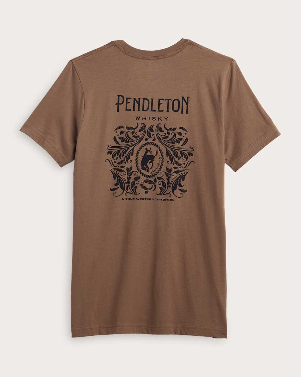 MEN'S PENDLETON SADDLE GRAPHIC TEE IN VINTAGE BROWN/BLACK image number 1