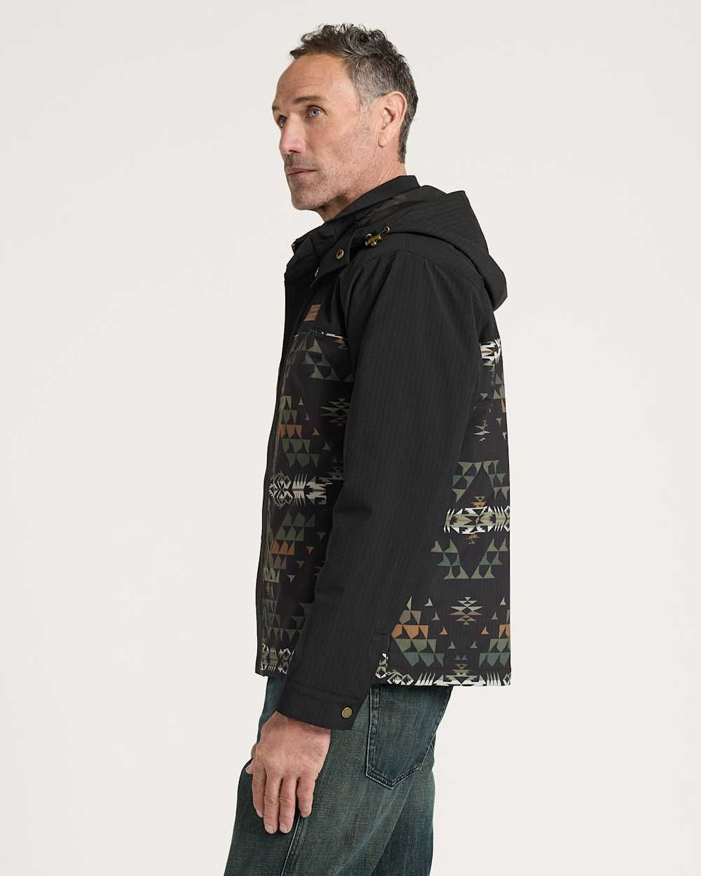 ALTERNATE VIEW OF MEN'S ANTELOPE RIPSTOP FIELD JACKET IN SILVERBARK image number 3